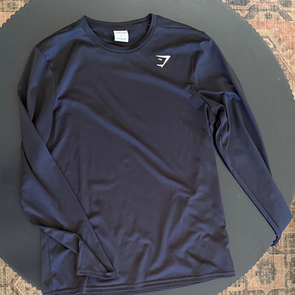 Gymshark Black Long Sleeve Tee